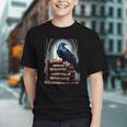 Raven On A Stack Of Books Wisdom Of Odin Graphic Youth Raven On A Stack Of Books Wisdom Of Odin Graphic Youth