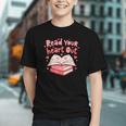 Read Your Heart Out Teacher Valentines Day Book Lover Graphic Youth Read Your Heart Out Teacher Valentines Day Book Lover Graphic Youth