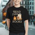 Read S'More Books Campfire Reading Book Lovers Camper Graphic Youth
