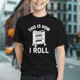 Reader Librarian Library This Is How I Roll Book Cart Meme Graphic Youth