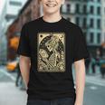 The Reader Tarot Card Book Lover Skeleton Reading Book Graphic Youth The Reader Tarot Card Book Lover Skeleton Reading Book Graphic Youth