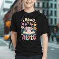 Reading Axolotl Book Lover Wildflowers Graphic Youth Reading Axolotl Book Lover Wildflowers Graphic Youth