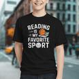 Reading Is My Favorite Sport Reading Book Lover Reader Graphic Youth