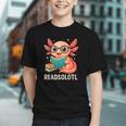 Readsolotl Kawaii Axolotl Reading Book Lover Graphic Youth