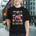 School Secretary Read Books And Know Things Flowers Flamingo Graphic Youth