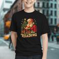He Sees What You’Ve Been Reading Santa Book Lover Christmas Graphic Youth He Sees What You’Ve Been Reading Santa Book Lover Christmas Graphic Youth