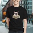 Siamese Cat Reading Book How To Train Your Human Humorous Graphic Youth