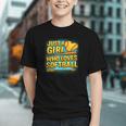 Softball Just A Girl Comic Book Style Graphic For Teens Graphic Youth
