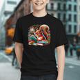 Squirrel Reading a Book Lover Bookworm Graphic Youth