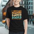 I Survived Reading Banned Books Read Librarian Men Women Graphic Youth