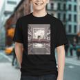 Totally Weird Tees Cat Library Book Reading Literary Graphic Youth