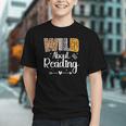 Wild About Reading Book Lover Bookworm Library Day Graphic Youth