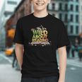 Wild About Reading Books Lovers Novelty Bookworm Library Day Graphic Youth