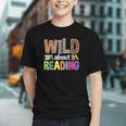 Wild About Reading Library Day Reading Books & Bookworm Graphic Youth