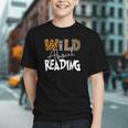 WILD ABOUT READING Reading Books Bookworm Library Day Graphic Youth
