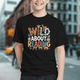 Wild About Reading Zoo Animals Books Reader Lover Graphic Youth