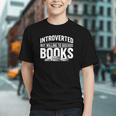 Women's Introverted But Willing To Discuss Books Graphic Youth
