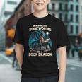 In a World Of Bookworms Be a Book Dragon Reading Graphic Youth