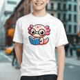 Adorable Book Lover Axolotl With Reading Glasses Cute Graphic Youth Adorable Book Lover Axolotl With Reading Glasses Cute Graphic Youth