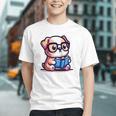 Adorable Book Lover Bulldog With Reading Glasses Cute Raglan Baseball Tee Graphic Youth Adorable Book Lover Bulldog With Reading Glasses Cute Raglan Baseball Tee Graphic Youth