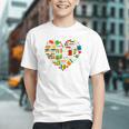 Book Lover Librarian Books Heart Valentine Graphic Youth
