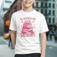 All Booked For Valentine Books Lover Teacher Floral Graphic Youth All Booked For Valentine Books Lover Teacher Floral Graphic Youth
