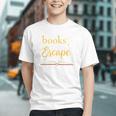 Books Are My Escape Simple Reading Quote Graphic Youth