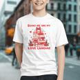 Books Are My Love Language Valentine Book Reading Teacher Graphic Youth