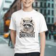 Booktrovert Raccoon Reading And Coffee For Book Lover Graphic Youth
