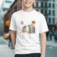 Carve Out Time To Read Halloween Ghost Books Raglan Baseball Tee Graphic Youth