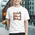 Christmas Cats Bookshelf Gingerbread Graphic Youth