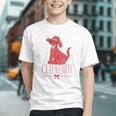 Clifford The Big Red Dog Pink Text With Bow Illustrated Book Graphic Youth