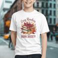 Cozy Readers Book Society Fall Autumn Floral Pumpkin Season Graphic Youth Cozy Readers Book Society Fall Autumn Floral Pumpkin Season Graphic Youth