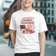 Cupid's Favorite Math Teacher Valentine Reading Book Women Graphic Youth