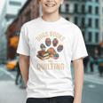 Dogs Books And Quilting Graphic Youth