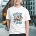 Easily Distracted By Dragons And Books Bookworm Graphic Youth Easily Distracted By Dragons And Books Bookworm Graphic Youth