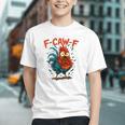 F-Caw-F Rooster F Awk F Chicken Coffee Romance Books Lover Graphic Youth