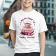 Where Hearts Groovy Meet Stories Coffee Books Valentines Day Graphic Youth