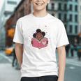 Just A Girl Who Loves Books Cute African American Afro Graphic Youth Just A Girl Who Loves Books Cute African American Afro Graphic Youth