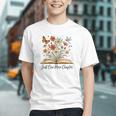 Just One More Chapter Open Book Flowers Graphic Youth