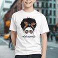 Librarian Teacher Messy Bun Life Book Library Back To School Graphic Youth