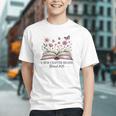 a New Chapter Begins Retired 2025 Floral Book Retirement Graphic Youth