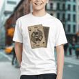 Queen Of Books Playing Card Aesthetic For Book Lovers Premium Tri-Blend Graphic Youth