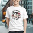 Read Books Be Kind Stay Weird Dragon Book Lover Graphic Youth