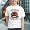 i Read Books And i Know Things Cat Reading Coffee Graphic Youth