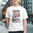 Reading Is Snow Much Fun Christmas Bookworm Snowman Reading Graphic Youth Reading Is Snow Much Fun Christmas Bookworm Snowman Reading Graphic Youth