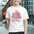 Retro Groovy Valentine Men Women Kid Tees By Emily All Booked For Valentines Book Reading Bookworm Nerdy Graphic Youth