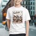 Salem Book Club Bookish Halloween Retro Salem Witch Book Graphic Youth