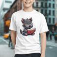 Scottish Terrier Reading a Book Dog Graphic Youth