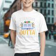 Straight Outta The Library Book Lover Men Women Premium Tri-Blend Graphic Youth